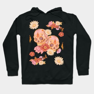 Mexican Skulls and Flowers Hoodie